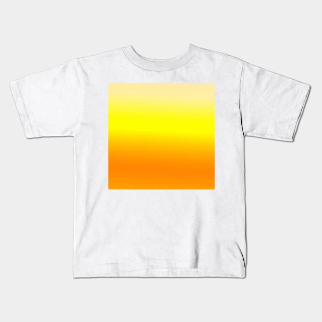 yellow brown cream orange abstract texture design Kids T-Shirt by Artistic_st